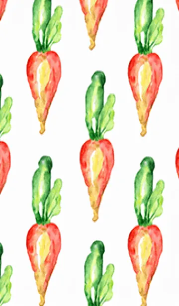 [LINE着せ替え] 【シンプル】お野菜の着せかえ#737の画像1