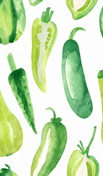 [LINE着せ替え] 【シンプル】お野菜の着せかえ#746の画像1