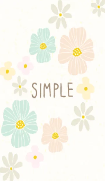 [LINE着せ替え] かわいいお花 大人の画像1