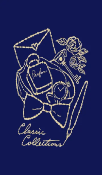 [LINE着せ替え] Classic collections [Classic Blue]の画像1