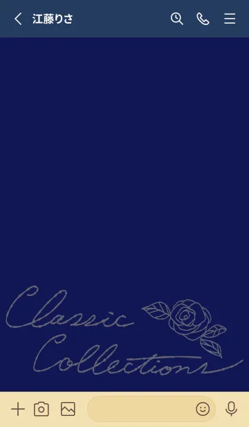[LINE着せ替え] Classic collections [Classic Blue]の画像2
