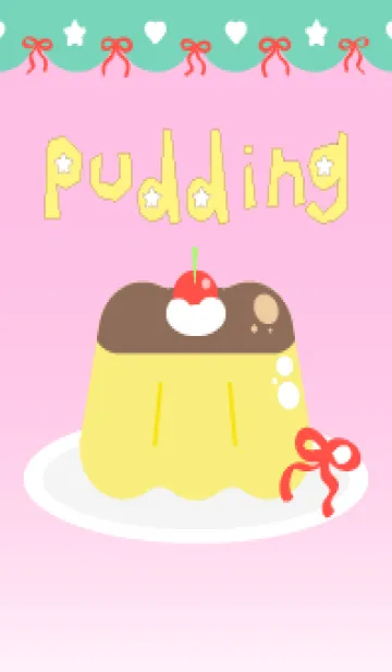 [LINE着せ替え] Pudding on topの画像1