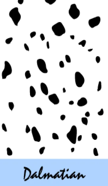 [LINE着せ替え] Dalmatian -MilkyBlue-の画像1