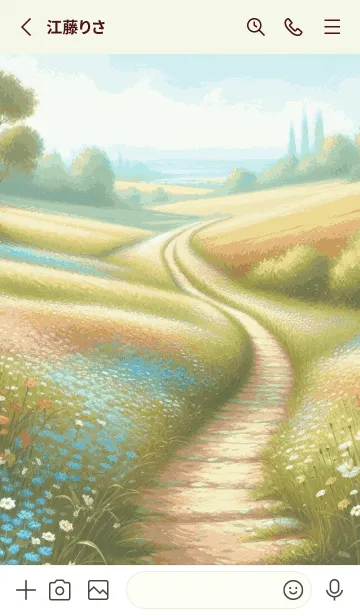 [LINE着せ替え] natural flowers natural flowersの画像2