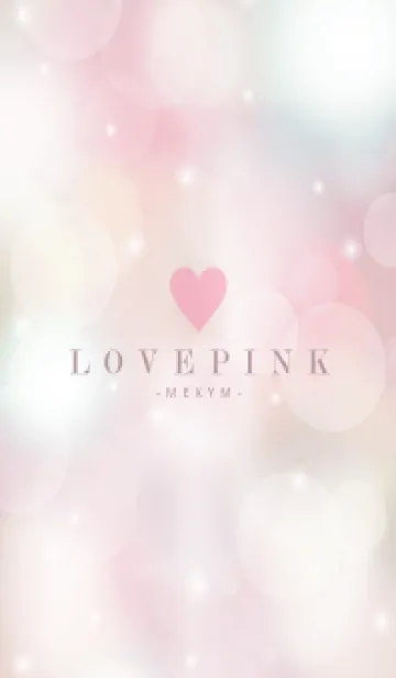 [LINE着せ替え] LOVE PINK -HEART- 3の画像1