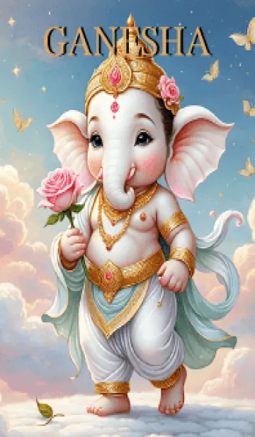 [LINE着せ替え] White_Ganesha Rich & Rich Theme (JP)の画像1