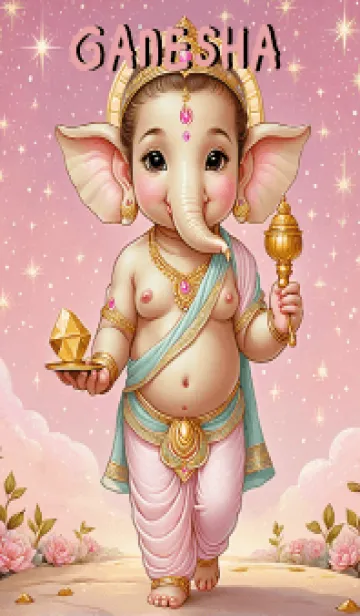 Cute_Ganesha For Rich Theme (JP)の着せ替えメイン画像