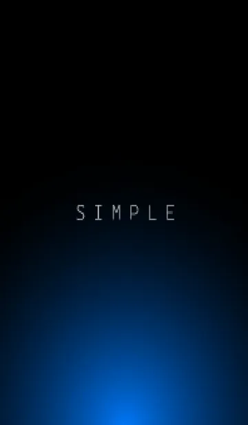 [LINE着せ替え] Simple Light-COOL BLACK 3の画像1