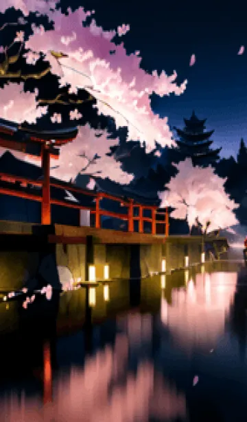 [LINE着せ替え] 桜花繚乱 #EOOU423。の画像1