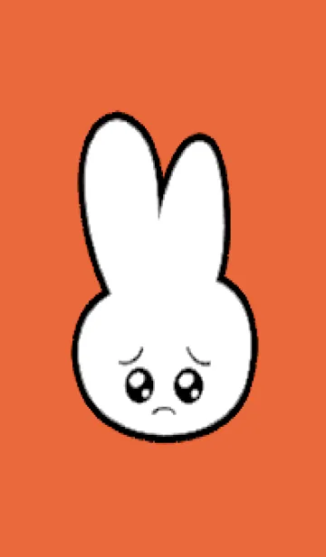 [LINE着せ替え] ぴえん うさぎ 213の画像1
