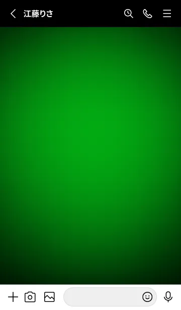 [LINE着せ替え] Shamrock Green Neon Theme (JP)の画像2