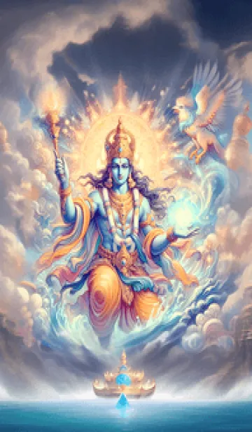 [LINE着せ替え] Lord Vishnu gives you everything 10の画像1