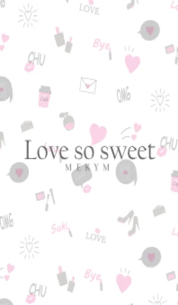 [LINE着せ替え] Love so sweet - HEART 3の画像1