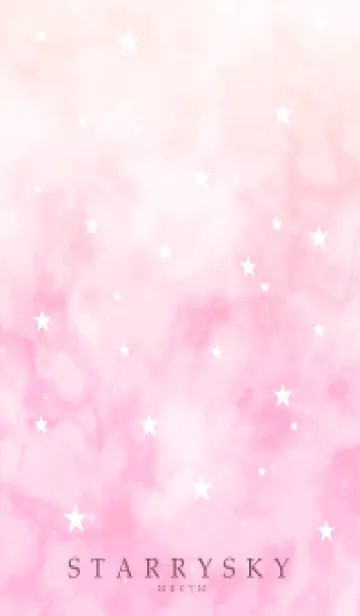 [LINE着せ替え] STARRY SKY -PINK WHITE- 26の画像1