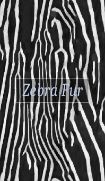 [LINE着せ替え] Zebra Fur 25の画像1