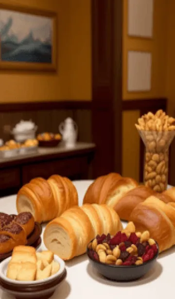 [LINE着せ替え] 午後のコーヒータイム-パンケーキ mRGpYの画像1