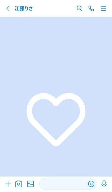 [LINE着せ替え] ハート アイコン 107の画像2