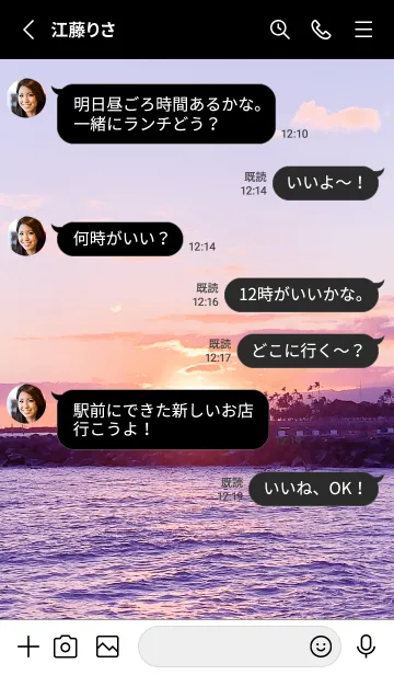 [LINE着せ替え] Sunset in Hawaii 4の画像3