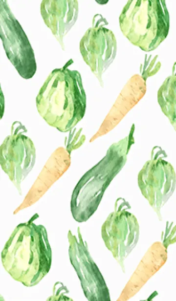 [LINE着せ替え] 【シンプル】お野菜の着せかえ#761の画像1