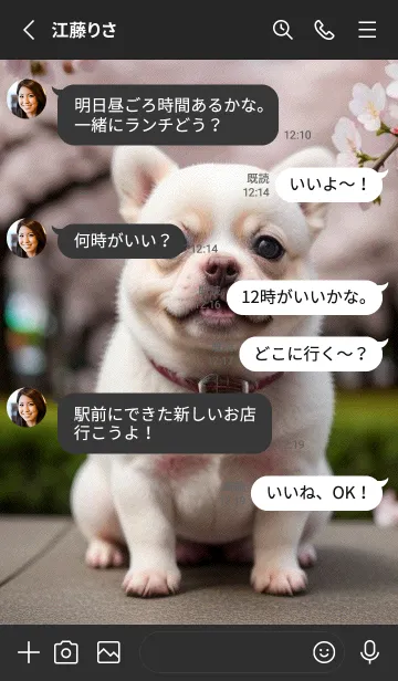 [LINE着せ替え] 一番かわいい c788Efの画像3