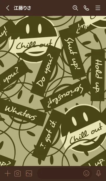 [LINE着せ替え] トーキング スマイル 180の画像2