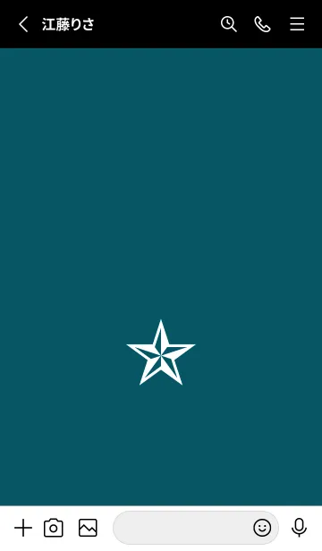 [LINE着せ替え] シンプル ロック スター _139の画像2