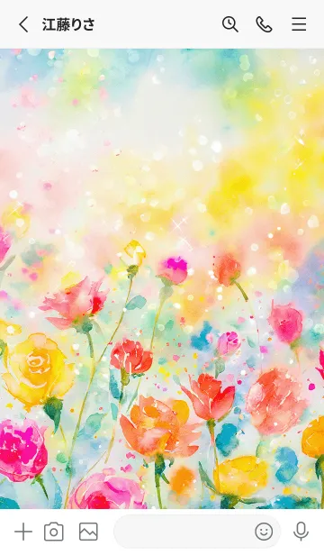 [LINE着せ替え] 薔薇(バラ)の花の着せかえ(R3943)の画像2