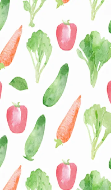 [LINE着せ替え] 【シンプル】お野菜の着せかえ#770の画像1