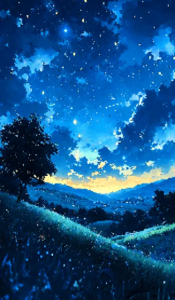 [LINE着せ替え] 夕方の美しき星屑の画像1