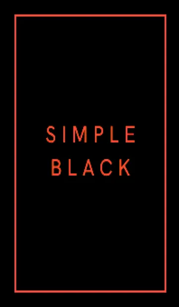 シンプル ブラック /10のLINE着せ替え