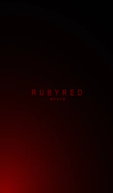 [LINE着せ替え] RUBYREDLIGHT -MEKYM-の画像1