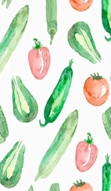 [LINE着せ替え] 【シンプル】お野菜の着せかえ#765の画像1