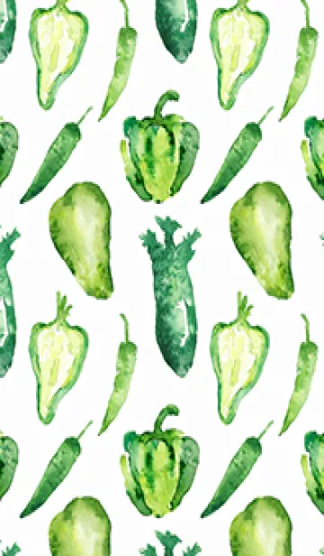 [LINE着せ替え] 【シンプル】お野菜の着せかえ#764の画像1