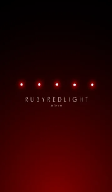 [LINE着せ替え] RUBY RED LIGHT. -MEKYM-の画像1