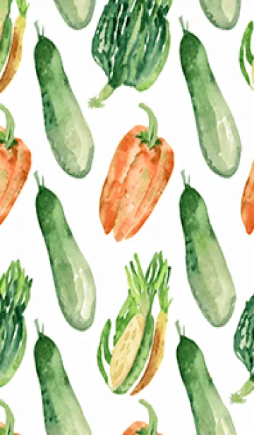 [LINE着せ替え] 【シンプル】お野菜の着せかえ#772の画像1
