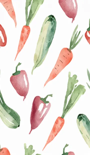 [LINE着せ替え] 【シンプル】お野菜の着せかえ#773の画像1