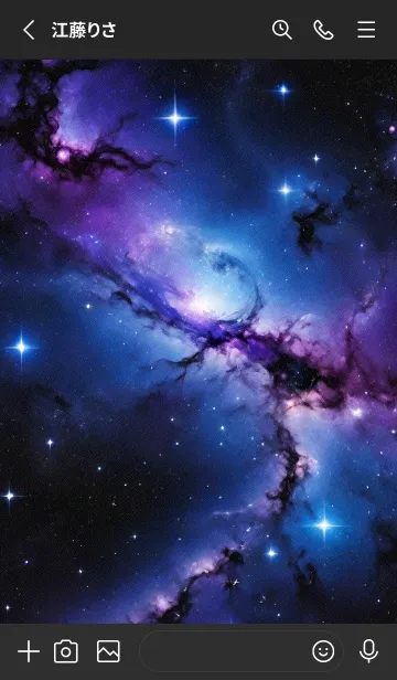 [LINE着せ替え] 宇宙 星空 z78p2の画像2