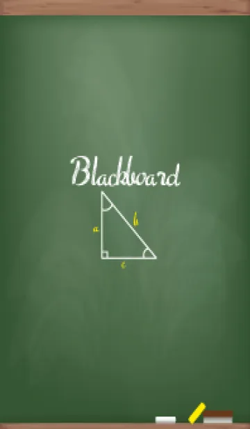[LINE着せ替え] Blackboard Simple..4の画像1