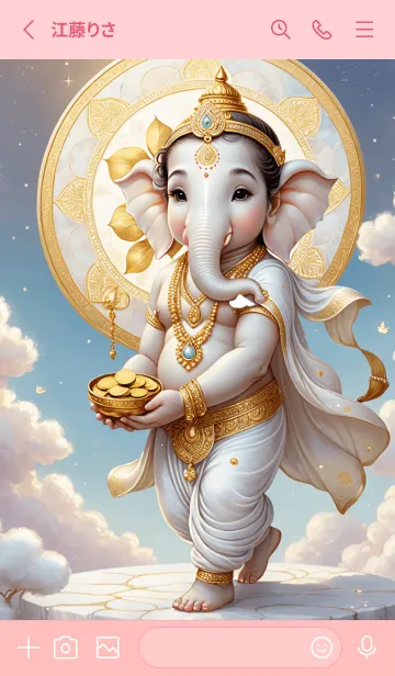 [LINE着せ替え] White_Ganesha  Wealth & Rich Theme (JP)の画像2
