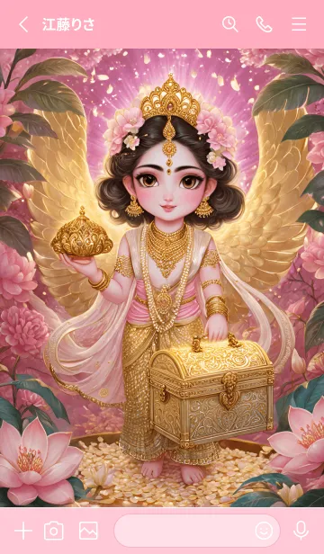 [LINE着せ替え] Lakshmi, fulfillment, wealth,(JP)の画像2