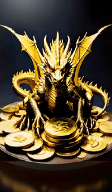 [LINE着せ替え] ゴールデンドラゴン、お金と権力 40の画像1