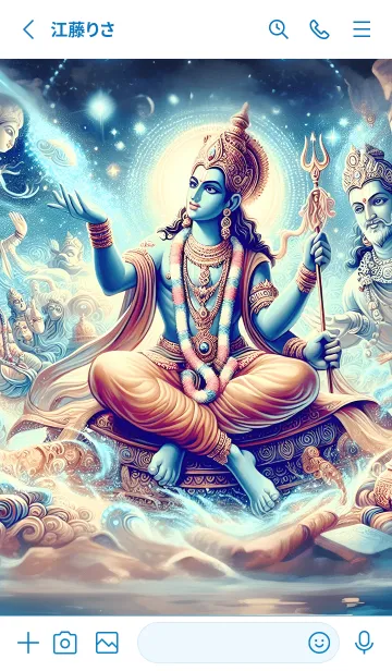 [LINE着せ替え] Lord Vishnu gives you everything 11の画像2