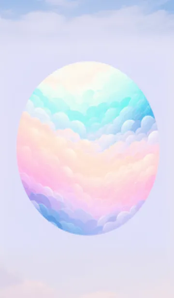 [LINE着せ替え] 美しいリラックスしたパステル 04の画像1