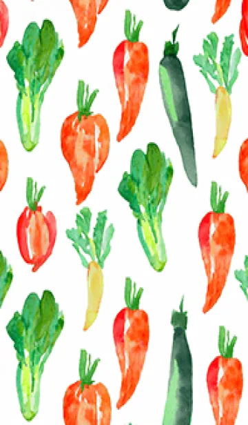 [LINE着せ替え] 【シンプル】お野菜の着せかえ#779の画像1