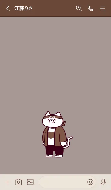 [LINE着せ替え] 親衛隊にゃん(くすみ12)の画像2