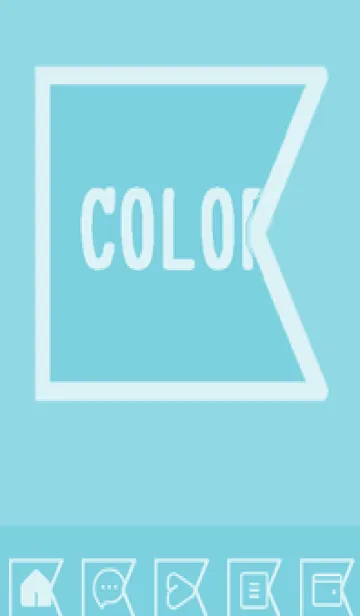 [LINE着せ替え] green color O116の画像1