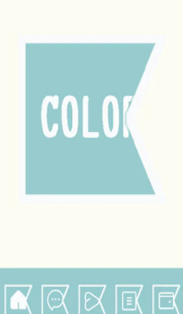 [LINE着せ替え] green color O117の画像1