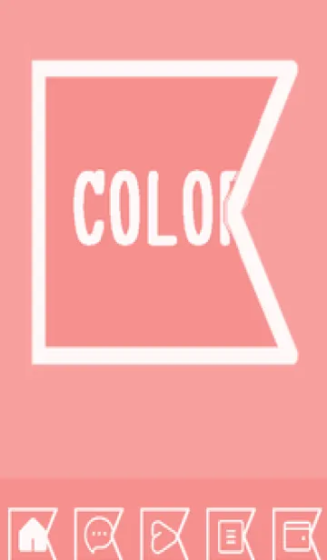 [LINE着せ替え] red color O56の画像1