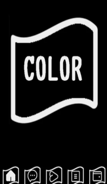 [LINE着せ替え] bw color P60の画像1