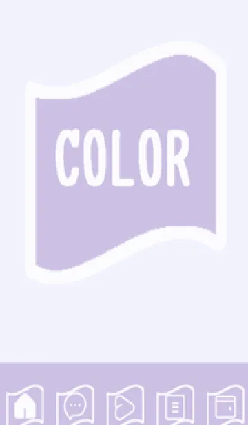 [LINE着せ替え] purple color P59の画像1